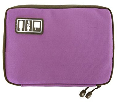 Rojeam Electronic Organizer Travel Gadget Bag para cámara Digital Electronics Accessories Cable USB y Almacenamiento de menaje (púrpura)