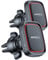 APPS2Car 2 Stücke N52 Handyhalterung Auto Magnet Lüftung, Universal 360° KFZ Handyhalter mit 6 Starke Magnet & 6 Metallplatten, Magnet Handyhalterung für iPhone, Samsung, Huawei