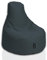 BuBiBag Gamer Sitzsack, Lounge Sessel, Gaming Sitzsäcke, Indoor & Outdoor Kissen für Kinder und Erwachsene (Anthrazit;Ø:80cm)