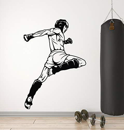myrockshirt Wandtattoo Aufkleber MMA Kampf Krieger Mixed Martial Fight Club für alle glatten Flächen UV&Waschanlagenfest Autoaufkleb