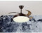 Ventilador de Techo LED CCT 2x36W VENTO Schuller Marron Mate y Negro 4 Aspas Ø50-100cm