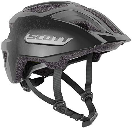 Scott Unisex – Erwachsene 288597-5365-222 Helm, Blk/Reflect, Einheitsgröße