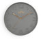 MPM Quality Design Wanduhr, Grau, Modern Kunststoff Uhr, Glas, Quarz-Uhrwerk Sweep, 305x305x42 mm, für Wohnzimmer, Schlafzimmer, Küche, Büro und in jeden Raum