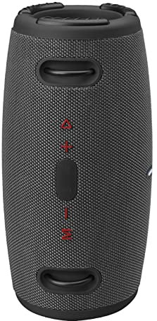 JAZ SBS Speaker WIZARD 20 Watt, Cassa Audio True Wireless Stereo Multiporta con Ingressi AUX, USB, SD, Altoparlante Resistente all'Acqua IPX4, Vivavoce Integrato, Laccio a Tracolla Incluso, nero