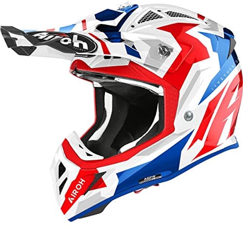 Airoh Motocross-Helm Aviator Ace Rot Gr. L