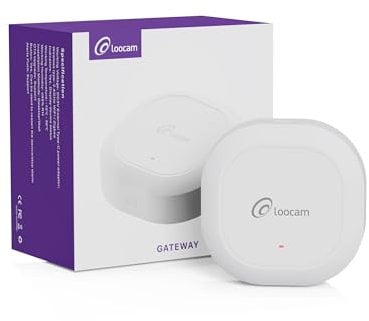 Loocam Zigbee 3.0 Wired Smart Gateway, Smart Home Hub for Zigbee Devices, Smart Home Bridge, 2.4GHz Wi-Fi , Smart APP Remote Control, Multi-mode Scenario Creation, Only for Loocam Product