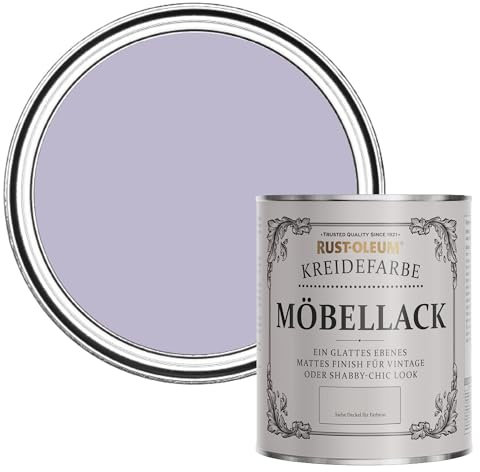 Rust-Oleum Shabby Chic weiß Vintage Kreidefarbe für Möbel, wasserbasiert, geruchsarm - Blauregen 750ML