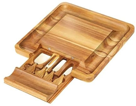 Taglieri Salumi da Cucina Tagliere per formaggi con set di coltelli Tagliere grande per salumi Tagliere per formaggi e set di coltelli Posate da cucina Vino Frutta Carne Formaggio Taglieri Salumi