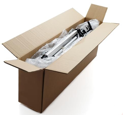Long Length Opening Cardboard Boxes - Long Products Packaging (1580x155x380mm) Pack of 10