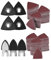 172 Pcs Oscillating Tool Sanding Pad Kit 4 Pcs Triangle Sanding Pads and 3 Pcs Finger Sanding Pads, 165 Pcs Sandpapers for Wood Metal Plaster Surface Polishing Sanding Compatible with Multiple Tools