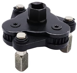 OXCANO Universeller verstellbarer Ölfilterschlüssel, 60 mm - 95 mm, magnetisches Ölfilter-Entfernungswerkzeug, Ölfilter, kompatibel mit Motorfilterführungen und Zubehör