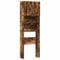 vidaXL Waschmaschinenschrank Räuchereiche 64x24x190 cm Holzwerkstoff, Waschmaschinenregal, Badschrank, Badezimmermöbel, Badezimmerschrank