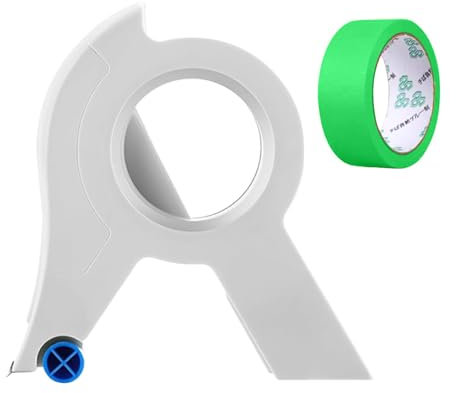 yuwqqoajv Masking Master Klebebandabroller für präzises Anbringen von Klebeband. Frosch Klebeband Abrollband zum Lackieren. ABS Klebebandabroller, D