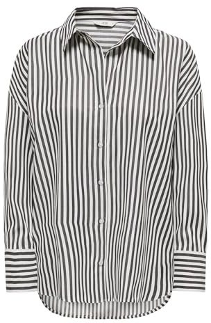 JdY Damen Jdyvesper L/S Loose Shirt WVN Noos, Cloud Dancer, XS EU