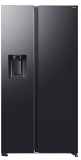 Samsung Series 6 SpaceMax RS70F64KEFEU 634L Smart American Fridge Freezer, Black