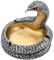 FUTUREORYY 1pcs Snakes Ashtray Vintage Style Handpainted Resin Desktop Decor for Party Festival