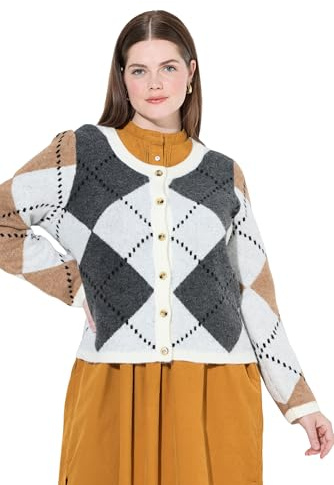 Ulla Popken Damen Strickjacke