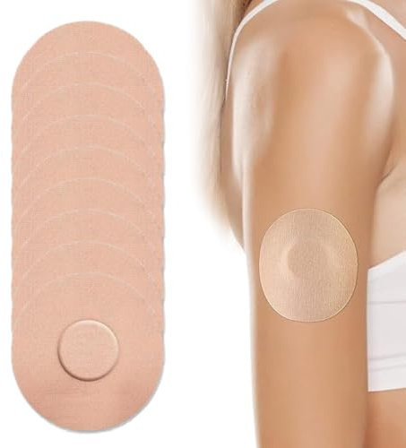9 Pcs Freestyle Libie 2/3 Pflaster, Blutzuckermessgerät Zubehör, Wasserfeste & Atmungsaktiv Aufkleber, Wasserfeste Pflaster für Freestyle Libie, für Sport, Schwimmen, Duschen, Outdoor-Aktivitäten