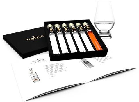 Gin Tasting Set 6 Tubes in luxuriöser Geschenkbox, Set 1