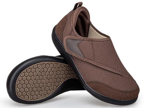 Gaatpot Chaussures Diabétiques Orthopédique Hommes Femmes | Chaussons Extra-Larges De Marche Rééducation, Pies Enflés Avec, Ajustables