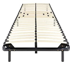 CADENTRO Sommier à Lattes 80x200 cm 6 Pieds Inclus