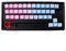 Tastenkappe mit Farbverlauf, 37 PBT Double Shot Injection Backlit Keycaps für Cherry/ikbc/NOPPOO/Ducky mechanische Gaming-Tastaturen (Sunset Gradient Color)