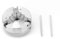 Samfox DREI-Backen-Spannfutter Drehfutter Three Jaw Chuck - Selbstzentrierendes Spannfutter aus Zinklegierung für Mini-Drehmaschine Z011