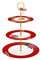 Pip Studio Blushing Birds Etagere red 17-21-26,5 cm