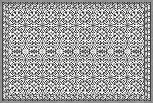 vilber Teppich, Vinyl, Schwarz, 155 X 230