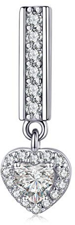 NewL Herzanhänger für Damen mit 925er Reflexionen, aus 925er Sterlingsilber, Schmuck