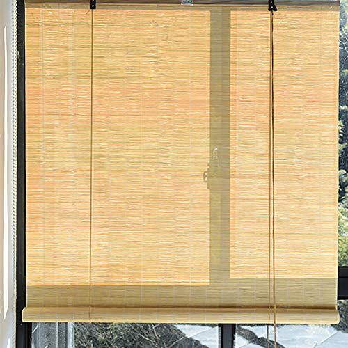YZJJ Bambusrollo Outdoor Roll Up Jalousien Jalousien Für Porch Patio Schatten, Außenroll Schatten Für Deck Pergola Gazebo, 60cm /70cm/ 80cm/90cm / 100cm /110cm/ 120cm / 130cm/140cm/150cm Breite