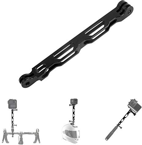 Extensión de Soporte de Auriculares Soporte de Extensión para Gopro Brazo de Extensión de Aleación de Aluminio para Cámara de Acción Poste de Soporte para Gopro Hero 8/7/6/5/4/3 XiaoYi Sargo OSMO