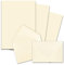 50x Briefpapier-Sets DIN A4 mit C6 Briefumschlägen, Nassklebung - Creme-Vanille - mattes Schreibpapier mit Kuverts - FarbenFroh by GUSTAV NEUSER