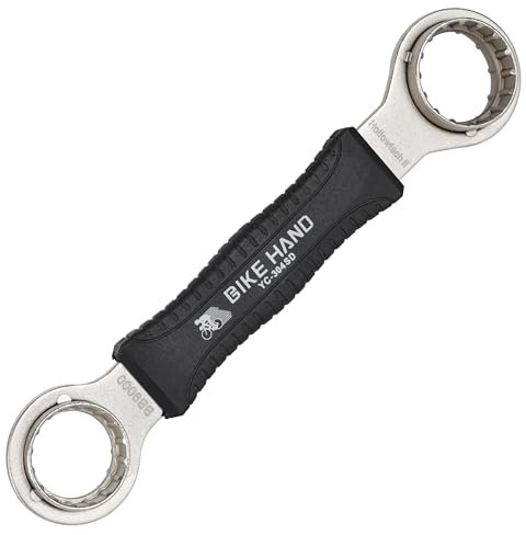 BIKE HAND Bicycle Bottom Bracket Tool - Compatible with Shimano Hollowtech II/BB9000, BBR60, M8000, Sram Dub, Truvativ GXP, FSA Mega EVO or Campagnolo Ultra-Torque - 16 Notch 39, 41, 44mm & Sram Dub