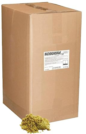 Lorito Wachskehrspäne 25kg Profi-Großpackung | Kehrspäne staubbindend, geeignet zur Bodenreinigung im Gewerbebereich, für Werkstatt und Industrie, bindet Schmutz und Staub