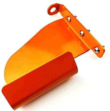 Zxturbi Chainsaw Hanger Holder Heavy Gauge Steel Powder Coated Made in 304 Stainless Steel Orange