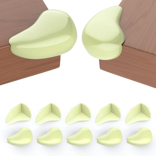 Vicloon Leuchtende Eckenschutz, 10 Stück Kantenschutz Baby, Schutzecken Eckenschutz, Schützt Babys & ältere Menschen, Eckenschutz Baby für Scharfkantige Möbel-Mini