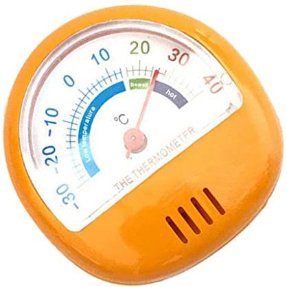 Milageto Kühlschrank Und Gefrierschrank Zifferblatt, Orange