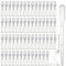 SENENQU 107 Stück 3ml Parfumzerstäuber Sprühflasche, Mini Feinnebel Sprühflasche Transparent, Leer Zerstäuber Sprühflaschen 3ml, Duftproben Fläschchen für Parfüm, Körperpflege Flüssigkeit, Kosmetik