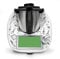 Deko Schutz Aufkleber kompatibel mit Küchenmaschine Thermomix TM6 Design Sticker Klebefolie Zubehör Küchengerät wasserfest selbstklebend RX042 (10 Cooking)