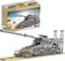 Technik Panzer Bausteine 3-IN-1 Bausatz, 3800 Klemmbausteine 1:72 Dora-Kanone WW2 Technik Militär Panzer Modell mit 8 Minifiguren, Kompatibel mit Lgo Technic