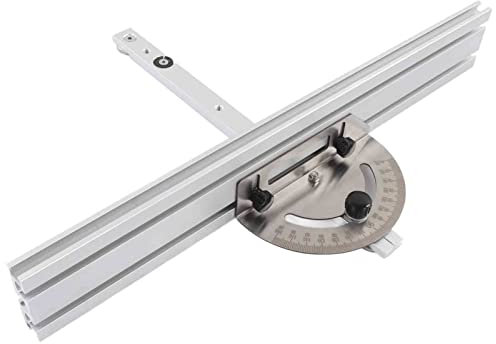 Guide de Scie à Table et Jauge à Onglets pour Scie à Table, Système de Jauge à Onglets pour Scie à Table Mécanisme de Verrouillage à Haute Précision de Biseautage