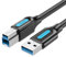 VENTION Druckerkabel 3m USB 3.0 Typ A Stecker auf Typ B Stecker Kabel Scanner Kabel USB Druckerkabel kompatibel mit HP/Epson/Dell/Canon/Lexmark/Xerox/Brother/Samsung usw