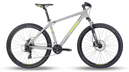 HEAD Unisex – Erwachsene Troy 2.0 Mountainbike, matt hellgrau/grün, 46