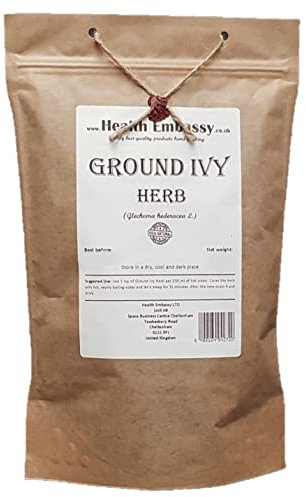 Health Embassy Herbe de Lierre Terrestre Tisane | Glechoma Hederacea L | Ground Ivy Herb (100g)