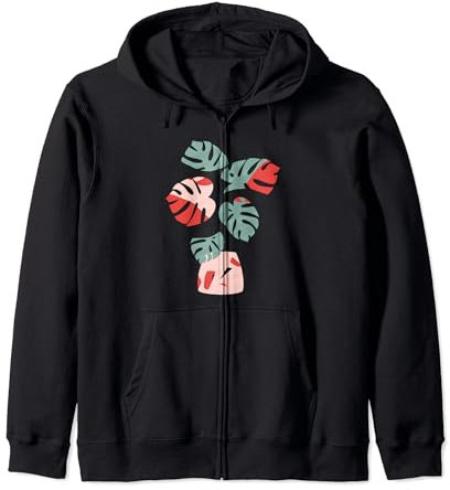 Monstera Leaf Monstera Deliciosa Käsepflanze Kapuzenjacke