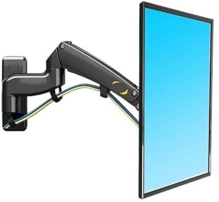 WGJJPQYK F300 F450 F500 Braccio for Monitor a Movimento Completo Supporto for TV a Parete con Molla a Gas Regolabile for Monitor LCD LED da 24-60(Size:F450 for 40-50in TV)