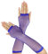BLMHTWO Long Fishnet Gloves - Mesh Elastic 80s Retro Vintage Nylon Stretchy Gloves for Women (Royal Blue)