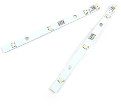 2 Pcs LED Strip Light for RONGSHENG/HISENSE Refrigerator, LED Fridge Light Bar E349766 MDDZ-162A 1629348 1529227 DC12V 2W Compatible with Kenwood Fridge KIFF5017 KIFF5020 KIFF7017 KIFF7020 KSBNDIX18