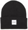 NORTH BEND NBLou Unisex Beanie Mütze Strickmütze modisch Outdoor Patch Aufnäher atmungsaktiv wärmend Onesize, Größe:ONE, Farbe:Black (1001)